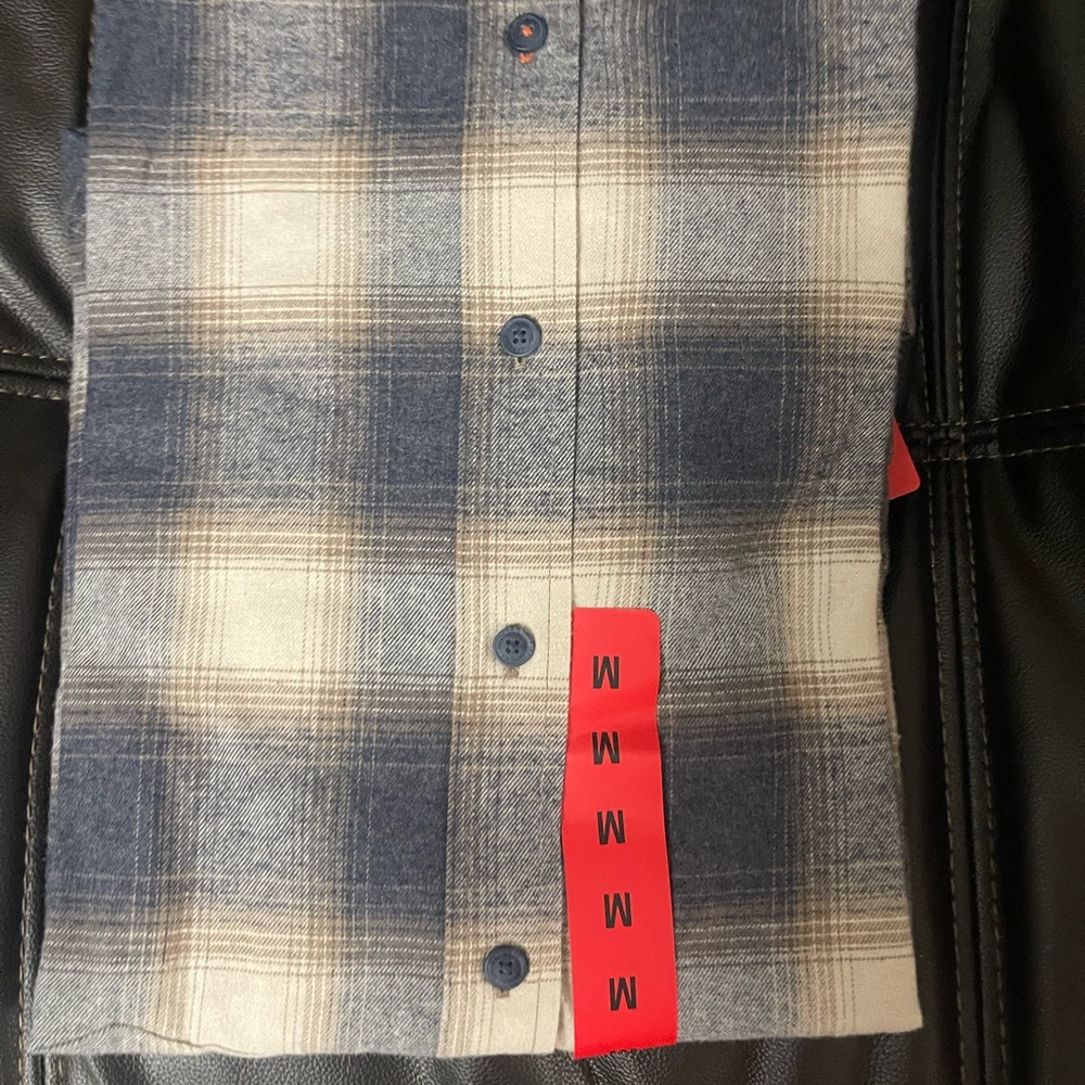 Brand New Mens Weatherproof Vintage Flannel  Shirt Medium